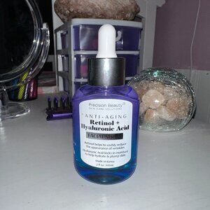 Precision Beauty Anti-Aging Retinol + Hyaluronic Acid Facial Serum 2 fl oz